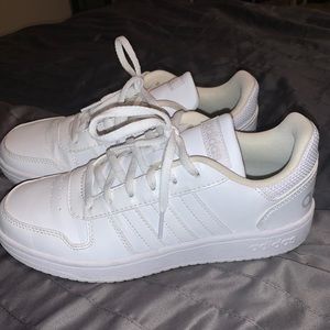 Adidas Hoops 2.0 White Shoes